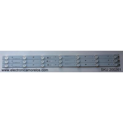 KIT DE LED PARA TV / VIZIO TPT275B5-A04 REV:S11A / LBM280P0701-I-3(HF) / MODELO E28I-A1